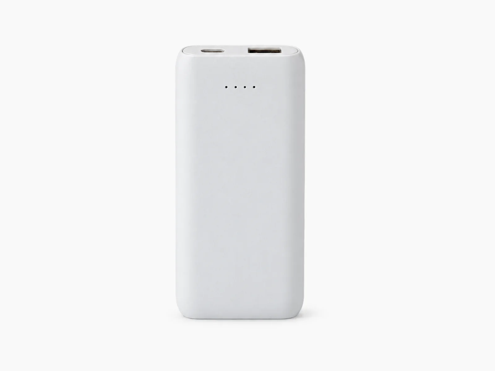 Aurora 行動電源 10000mAh 雲白 正面