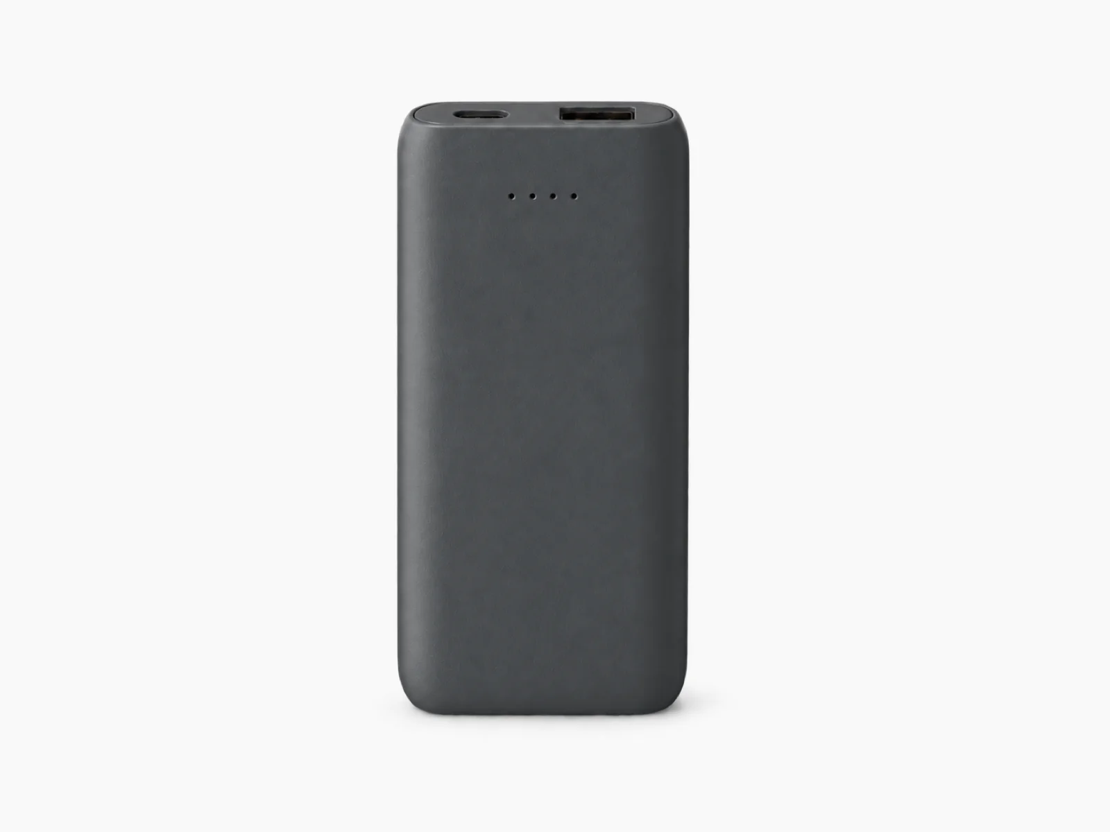 Aurora 行動電源 10000mAh 午夜灰 正面